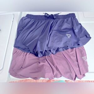 Set of Two Flowy Shorts